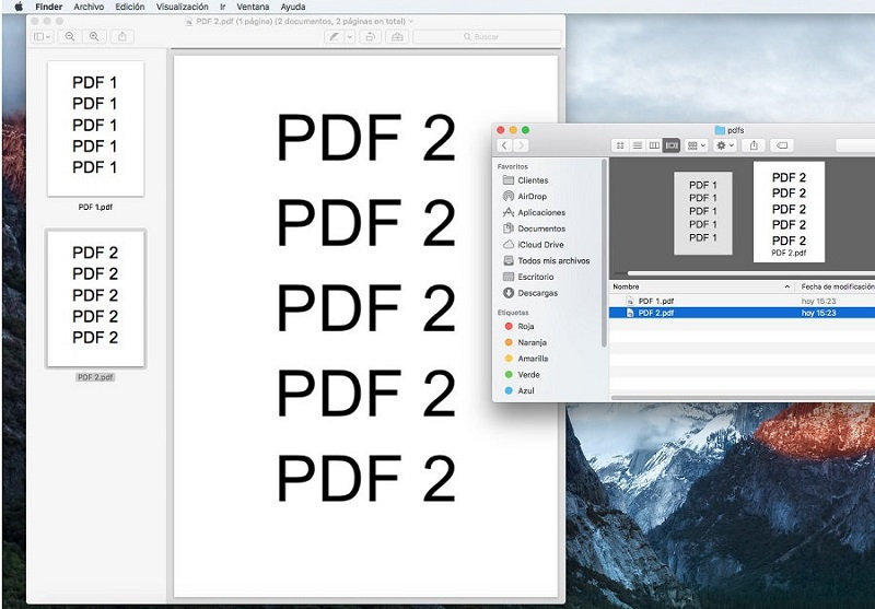 dos archivos PDF gratis sin programas